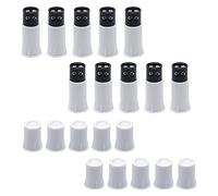 Augiimor Lot de 10 interrupteurs magnétiques encastrés MC-33C pour porte et fenêtre - Capteur de porte normalement ouvert pour porte et fenêtre