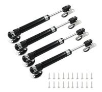 Augiimor Lot de 4 vérins à gaz de 20 N/2 kg, vérins à gaz de 15,2 cm, amortisseurs d'armoire, charnières de couvercle à gaz pour armoire à jouets, noir
