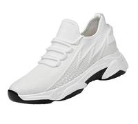 Augmentation de la hauteur invisible Chaussures d'ascenseur pour hommes 6/8/10 cm plus grandes Chaussures de rencontres Baskets Chaussures de course Chaussures de sport respirantes Chaussures de