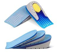 Augmentation de la Hauteur Semelle Intérieure Coussin de Talon Insert Gel Talon Éperon Talon Douleur au Talon Tendinite d'Achille pour Fasciite pPlantaire Bottes Baskets Montantes -1.5