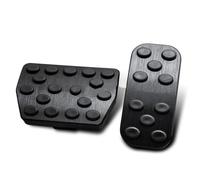 Augmenter la friction Accessoires De Garniture Pédale D'accélérateur/frein Noire Pour Ford Pour Edge 2016 2017 2018-2023 Empêcher le glissement
