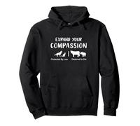 Augmentez votre message vegan sur les droits des animaux de compassion Sweat à Capuche