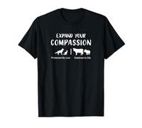 Augmentez votre message vegan sur les droits des animaux de compassion T-Shirt
