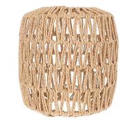 Augnongly Abat-jour en rotin synthétique tissé à la main pour lustre vintage décoration d'intérieur suspension chambre