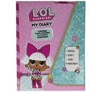 Auguri Preziosi - Lol Agenda Secret Deluxe avec fermeture magnétique, 5 feuilles d'autocollants et beaucoup d'activités