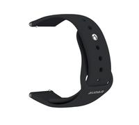 August Audar STR002B-M Bracelet de Remplacement pour Montre Audar E2 - Bracelet en Silicone à Goupille Pression, Compatible Homme et Femme, Etanche et Lavable, Contour 174-223mm - Noir