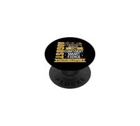 August Birthday Queen I am Confident Smart Fierce Still Dope PopSockets PopGrip Adhésif