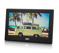 August DA100D TV Portable 10"(25,4cm) TNT HD - Télévision Enregistreur Écran LCD HDMI et AV Lecteur clé USB - Téléviseur Digital Analogique Alimentation Secteur piles AA Rechargeables ou Allume-Cigare