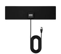 Antenne TV Intérieur TNT HD Portable - August DTA420 - Antenne Télévision Numérique Extra Plate avec Attache Fenêtre, Vitre ou Mural pour Meilleure Réception G