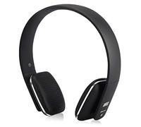 August EP636 Casque Stéréo Bluetooth Sans Fil NFC - Supra Aural Ultraléger Confortable avec Microphone Intégré - 14 Heures d’Autonomie - Noir