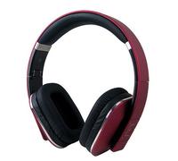 August EP650 Circum Auriculaire,Micro Léger Pliable Confortable NFC Casque Audio Homme Femme Compatible iPhone Android TV Ordinateur Sport Casque Bluetooth Sans Fil 4.2 aptX Low Latency - Type Red