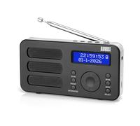 August MB225 - Radio Dab/Dab+/FM Portable, Double Réveil, Sleep Timer, RDS
