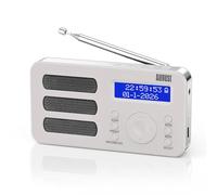 August MB225 - Radio Dab/Dab+/FM Portable, Double Réveil, Sleep Timer, RDS