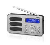 August MB225 - Radio Dab/Dab+/FM Portable, Double Réveil, Sleep Timer, RDS