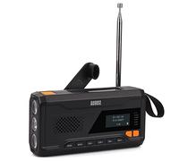 August MB290B - Radio Dynamo Dab+/FM Solaire avec Bluetooth et Chargeur USB
