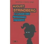 August Strindberg à l'usage des personnes pressées - Henrik Lange - Ca Et La Eds - broché - Bande dessinée