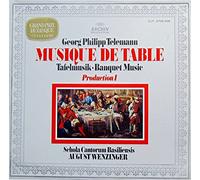 August Wenzinger & Schola Cantorum Basiliensis - Telemann: Musique de Table / Tafelmusik - Production I [Vinyl Doppel-LP] [Schallplatte]