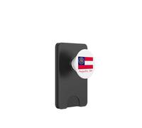 Augusta, Géorgie, Drapeau américain, Souvenir PopSockets PopWallet pour MagSafe