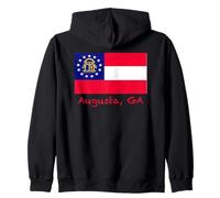 Augusta, Géorgie, Drapeau américain, Souvenir Sweat à Capuche