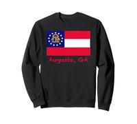 Augusta, Géorgie, Drapeau américain, Souvenir Sweatshirt