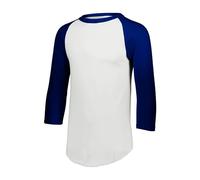 Augusta Sportswear, Blanc/Bleu Marine, Taille M