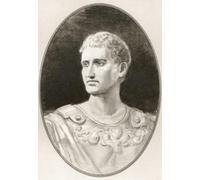 Auguste 63 BC - 14 AD. Homme d'État romain chef militaire et le premier empereur de l'Empire romain. Illustration de Gordon Ross artiste et illustrateur américain (1873-1946) tiré des biographies