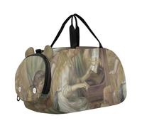 Auguste Renoir Sac de sport pour filles Motif peinture piano Sac fourre-tout de voyage Sac de week-end Sac de sport pour garçons, Peinture piano Auguste Renoir, Classique