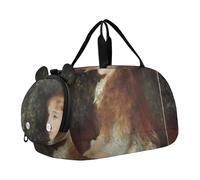Auguste Renoir Sac de sport pour filles Motif peinture piano Sac fourre-tout de voyage Sac de week-end Sac de sport pour garçons, Auguste Renoir imprimé jeune Portrait, Classique