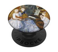 Auguste Renoir - Trois Filles, Violon et Piano PopSockets PopGrip Adhésif