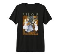 Auguste Renoir - Trois Filles, Violon et Piano T-Shirt Haut de Gamme