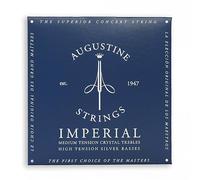 Augustine Jeu de cordes pour guitare classique 650477 Imperial Blue Label tension forte/forte