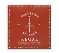 Augustine 650527 Regals Red Label Jeu de Cordes pour Guitare classique tension extra forte/moyenne
