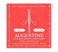 Augustine Red Label Corde Seule MI (E6) pour Guitare Classique, Rouge Tension Moyen