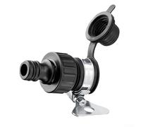 AugustknowU Adaptateur de robinet pour nettoyeurs haute pression Karcher - Système de tuyau d'arrosage efficace - Convertit les tuyaux de 10,2 cm et 12,7 cm - Léger - 31 mm x 62 mm - 38,2 g - ABS