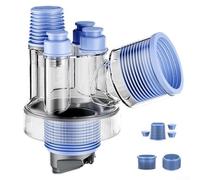 AugustknowU Adaptateur de vidange multifonction pour évier de cuisine avec options de connexion pour purificateur d'eau de toilette lave-vaisselle et systèmes de vidange au sol