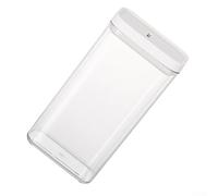 AugustknowU Bocal en plastique scellé de 1200 ml, avec couvercle de fermeture fiable, pour l'organisation du garde-manger, rangement polyvalent