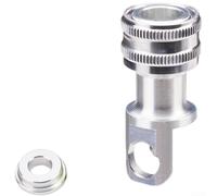 AugustknowU Boucle de pied pliable en alliage d'aluminium avec pince à dégagement rapide et traitement résistant à la rouille pour une durée de vie prolongée (G)