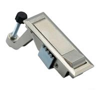 AugustknowU Bouton poussoir en alliage de zinc pour armoires à compresseur d'air, panneaux de commande avec découpe standard de 23,5 mm par 76 mm (couleur chromée)