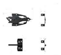 AugustknowU Charnière en acier inoxydable destinée aux applications d'entrée de clôture de jardin nécessitant une compatibilité avec les portes en bois en PVC et en métal (A)