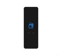 AugustknowU Commutateur de capteur infrarouge mains double modes de sortie, sensibilité réglable et temporisation pour un contrôle d'accès pratique (noir, 115 x 40 mm)