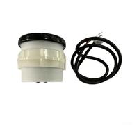 AugustknowU Compteur horaire mécanique standard avec 5,1 cm chromé pour lunette pour véhicules 6 V 12 V 24 V