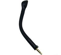 AugustknowU Conçu pour les casques de jeu Elite Micro de rechange avec câble de 14 cm et connecteur plaqué or de 3,5 mm pour une conversation ininterrompue