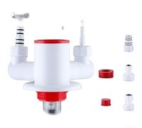 AugustknowU Connecteur de vidange d'évier à trois voies avec joints en caoutchouc ABS et valve anti-odeur intégrée pour un usage domestique (C)