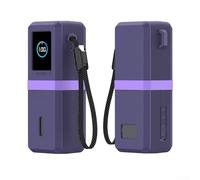AugustknowU Coque antidérapante en silicone pour batterie externe Anker A1695 165 W pour améliorer la sécurité et la protection physique (violet)