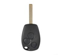 AugustknowU Coque de clé télécommande pour Renault Clio III II Traffic Master 3 boutons sans pile transpondeur puce
