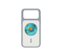 AugustknowU Coque de téléphone à projection DIY compatible avec Pro Max 1.85 HD à écran rond résolution 360 x 360, enregistrement en un clic, double fonction de charge (gris)