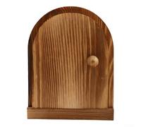 AugustknowU Couvercle de protection pour interrupteur en bois avec motif de porte féérique pour un meilleur attrait visuel des panneaux électriques (A)