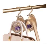 AugustknowU Crochet large incurvé pour sacs, chapeaux, cravates, vêtements avec rotation à 360°, large fente, matériau ABS PC (I)