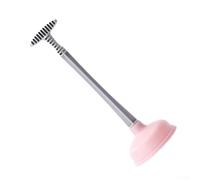 AugustknowU Déboucheur extra large en caoutchouc, pour une forte poussée, un débouchage rapide, des toilettes, baignoires, éviers de cuisine, canalisations (piston de toilette rose)