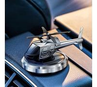 AugustknowU Diffuseur d'arômes de voiture en métal avec énergie solaire et moteur rotatif silencieux pour améliorer le parfum de l'intérieur du véhicule (rencontre)